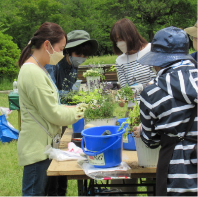 寄せ植え講座